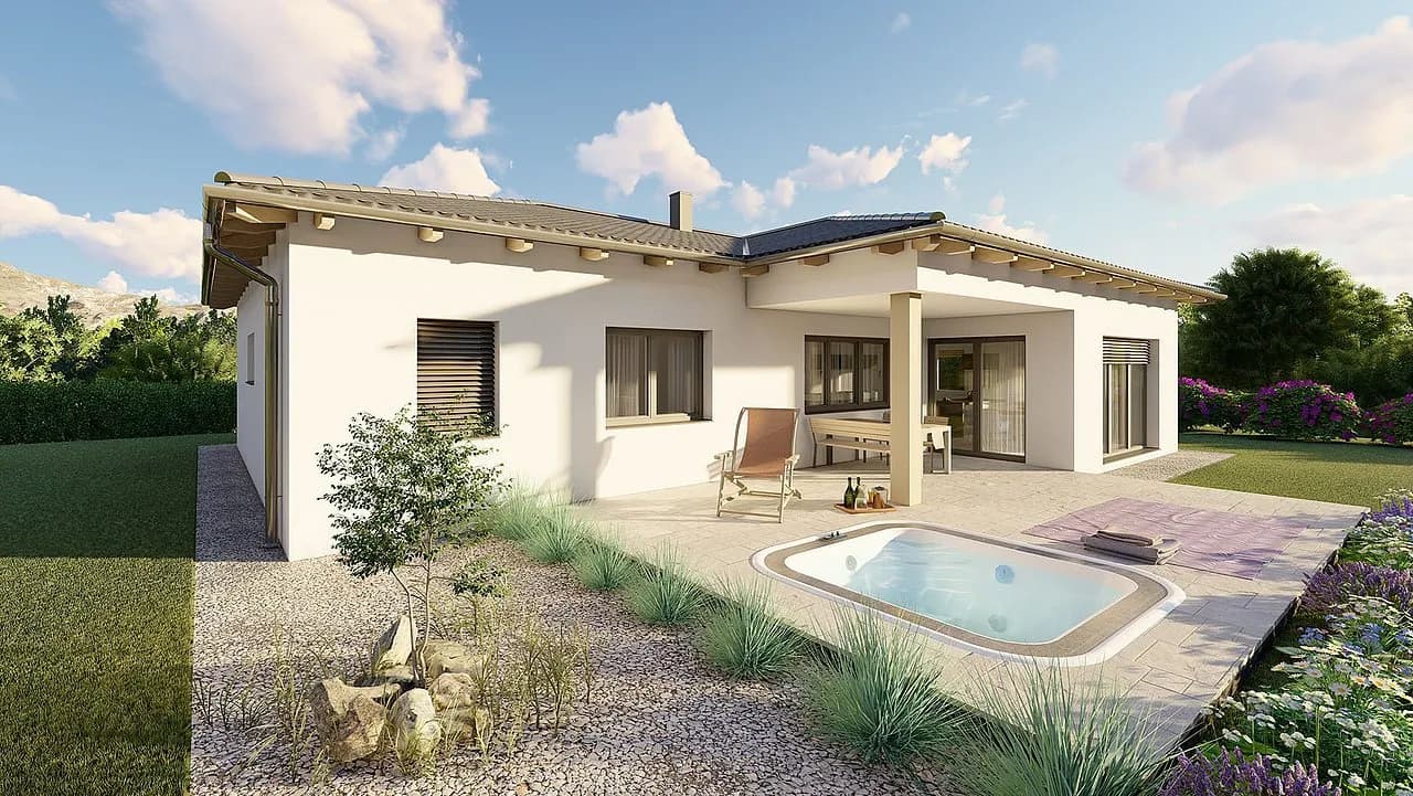Fertighaus Bungalow - Barrierefreies Wohnen 2