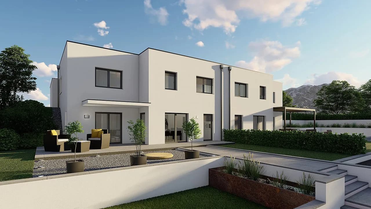 Doppelhaus Fertighaus - Austrohaus Typenhäuser 2