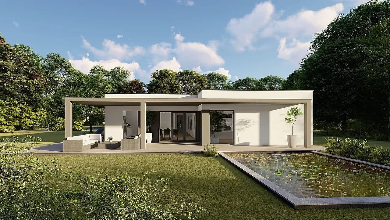 Fertighaus Bungalow - Barrierefreies Wohnen 3